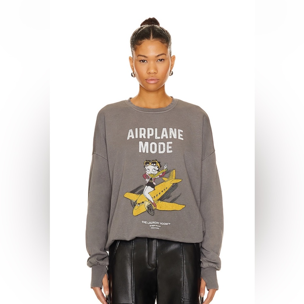 The Laundry Room Betty Boop Graphic Sweatshirt